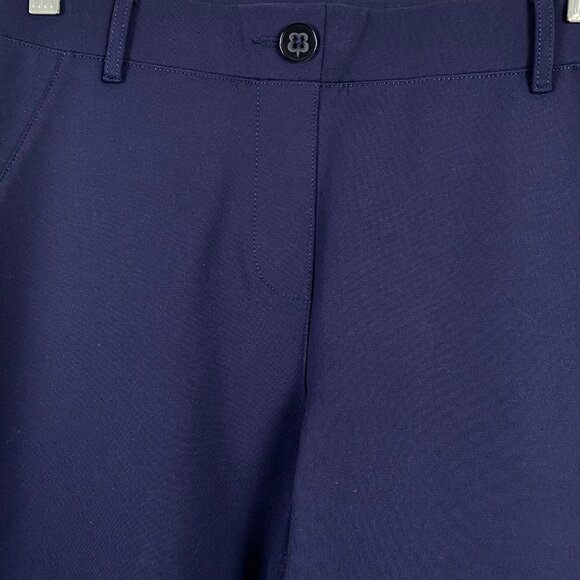 Betabrand Yoga‎ Dress Pants Straight Leg Blue Women's Medium Petite PT-805 - Picture 4 of 6